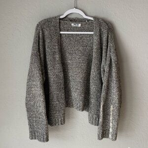 Double Zero Heather Gray Cardigan Sweater